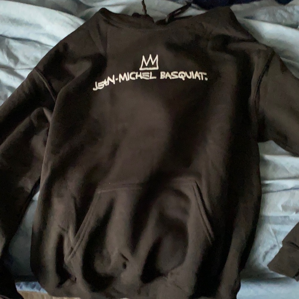 jean michel basquiat black hoodie